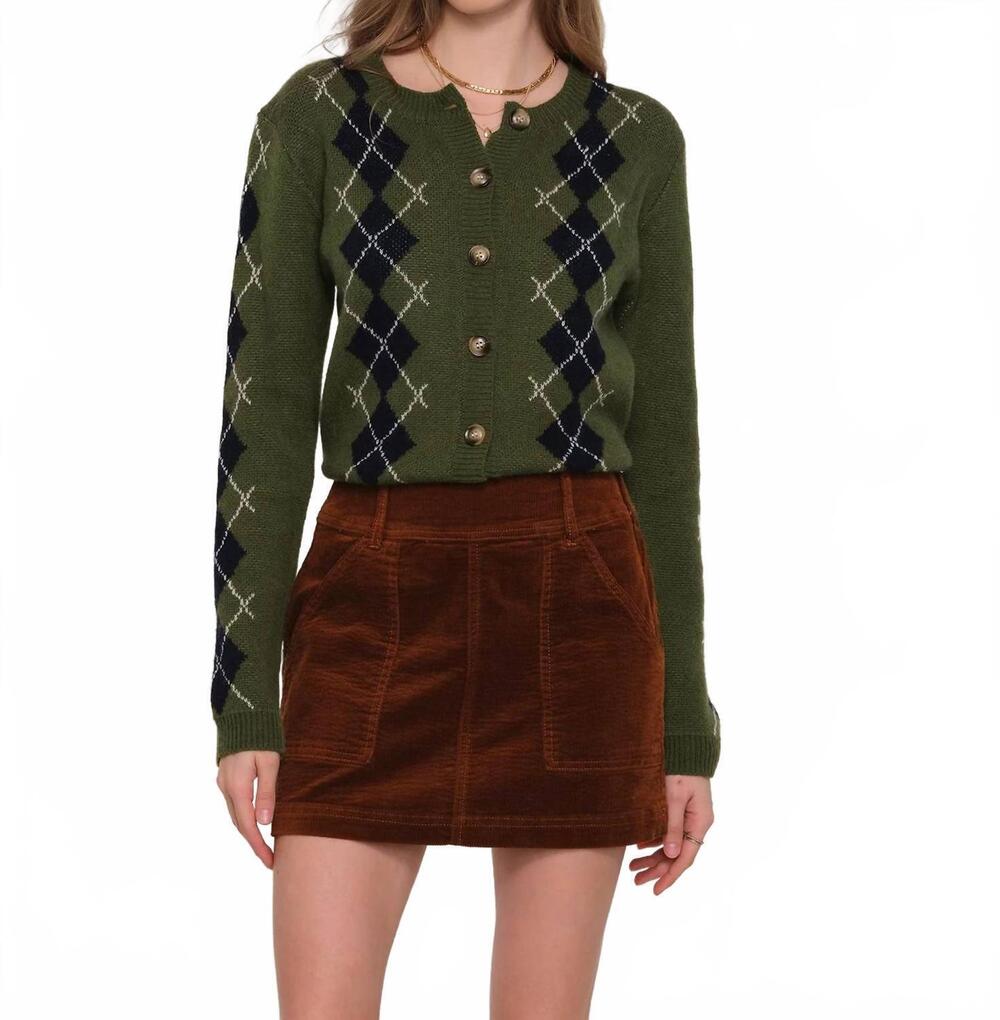 NEW HEARTLOOM elaine mini skirt in saddle